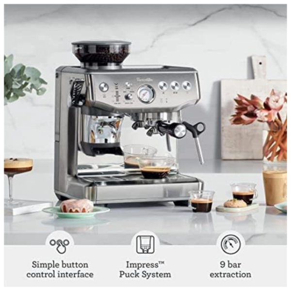 Breville Barista Express Impress Espresso Machine - Image 2