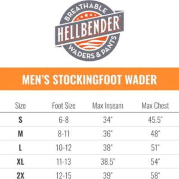 FROGG TOGGS Hellbender Breathable Stockingfoot Fishing Chest Wader - Image 5