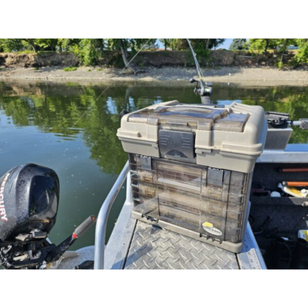 Plano Guide Series Stow Away 4-By Rack System Tackle Box, Holds 4 3700 Utility Tackle Boxes, Adaptable Fishing Box - Image 2